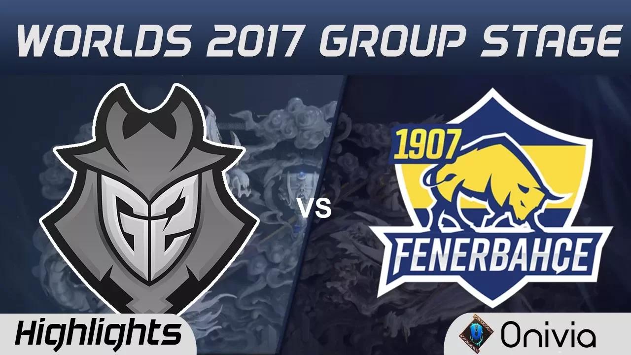 G2 vs FB Highlights World Championship 2017 Group Stage G2 Esports vs 1907 Fenerbahce by Onivia thumbnail