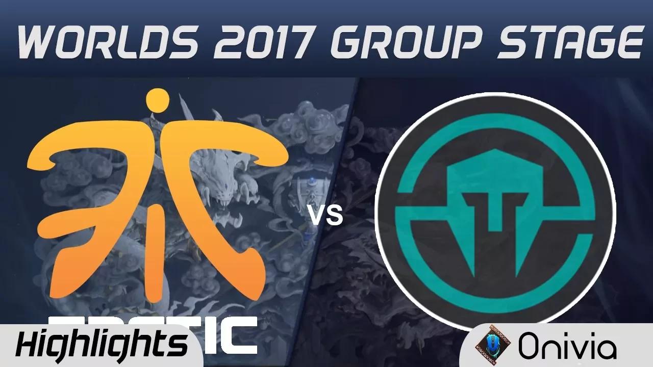 FNC vs IMT Highlights World Championship 2017 Group Stage Fnatic vs Immortals by Onivia thumbnail