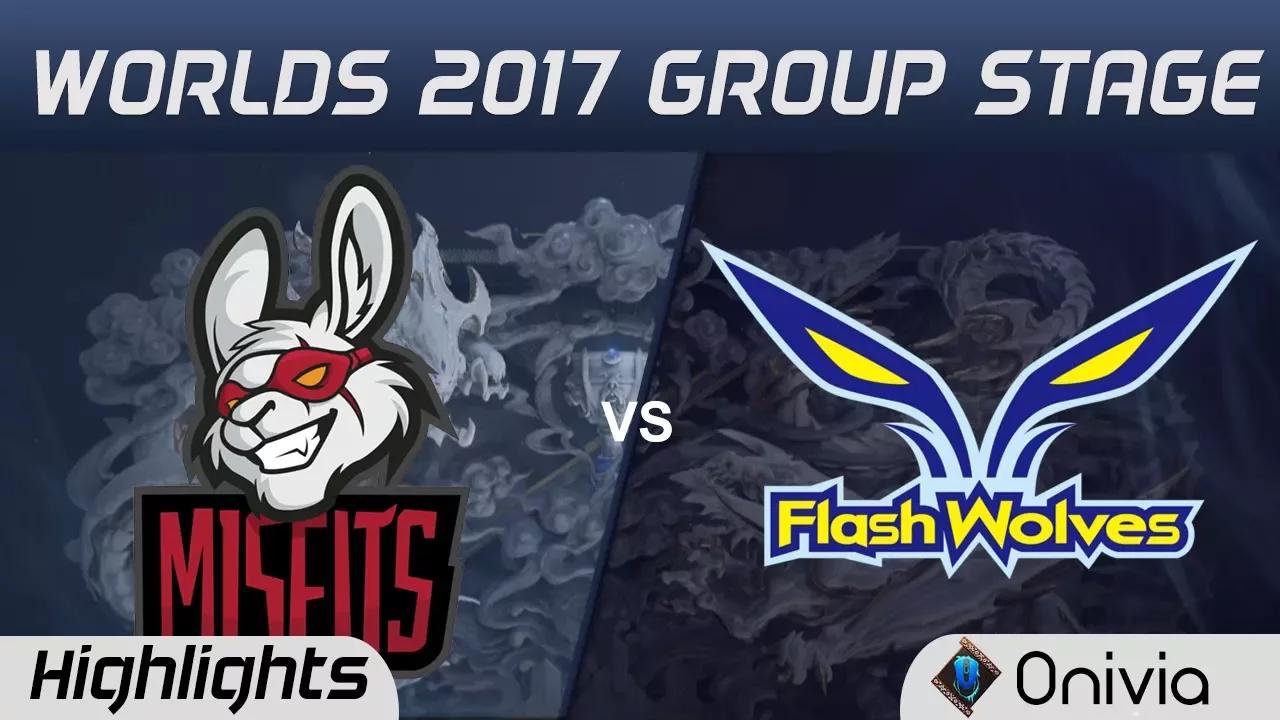 MSF vs FW Highlights World Championship 2017 Group Stage Misfits vs Flash Wolves by Onivia thumbnail