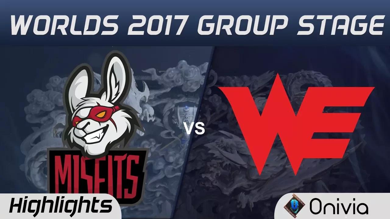 MSF vs Team WE Highlights World Championship 2017 Group Stage Misfits Gaming vs Team WE by Onivia thumbnail