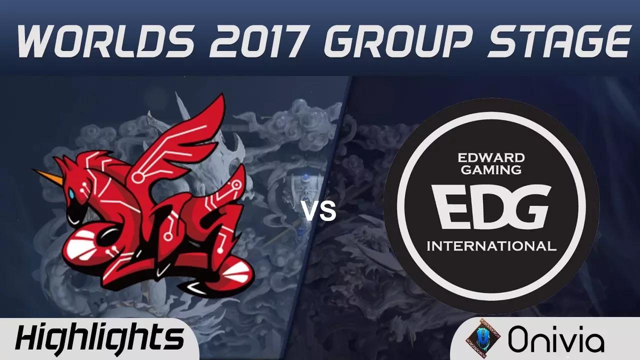 AHQ vs EDG   Highlights World Championship 2017 Group Stage AHQ Esports vs Edward Gaming by Onivia thumbnail