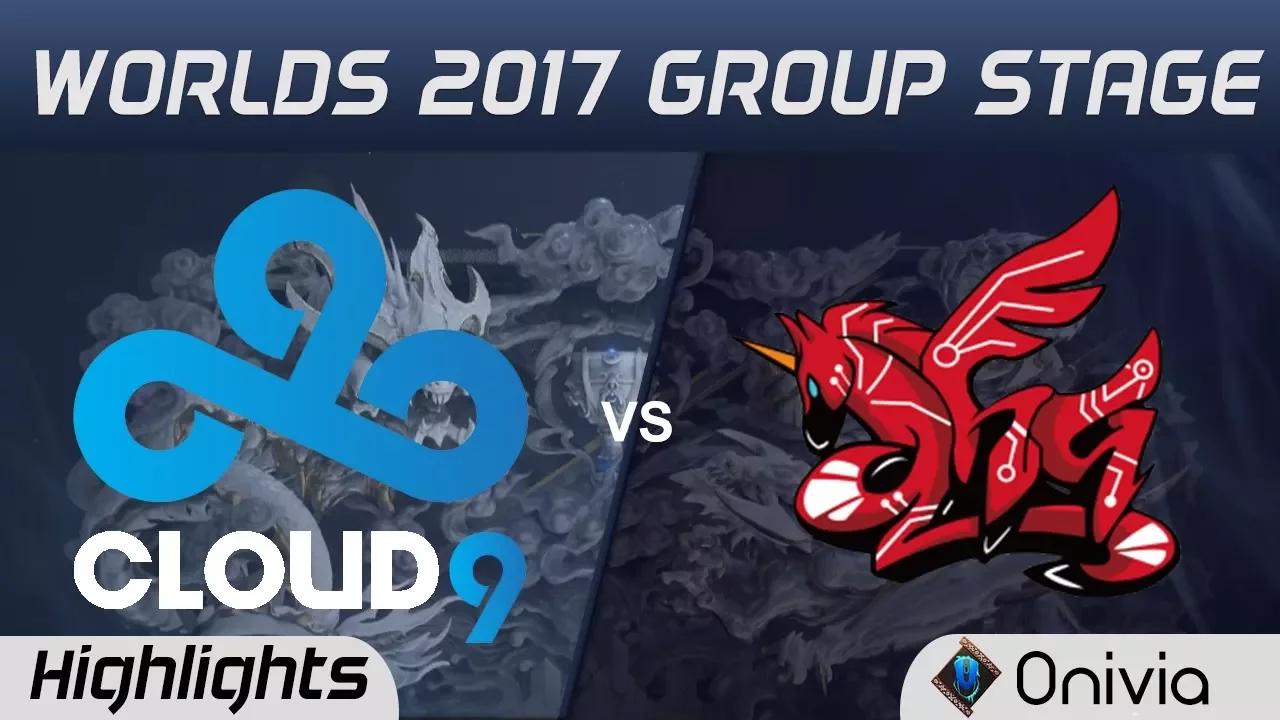 C9 vs AHQ   Highlights World Championship 2017 Group Stage Cloud9 vs AHQ Esports by Onivia thumbnail