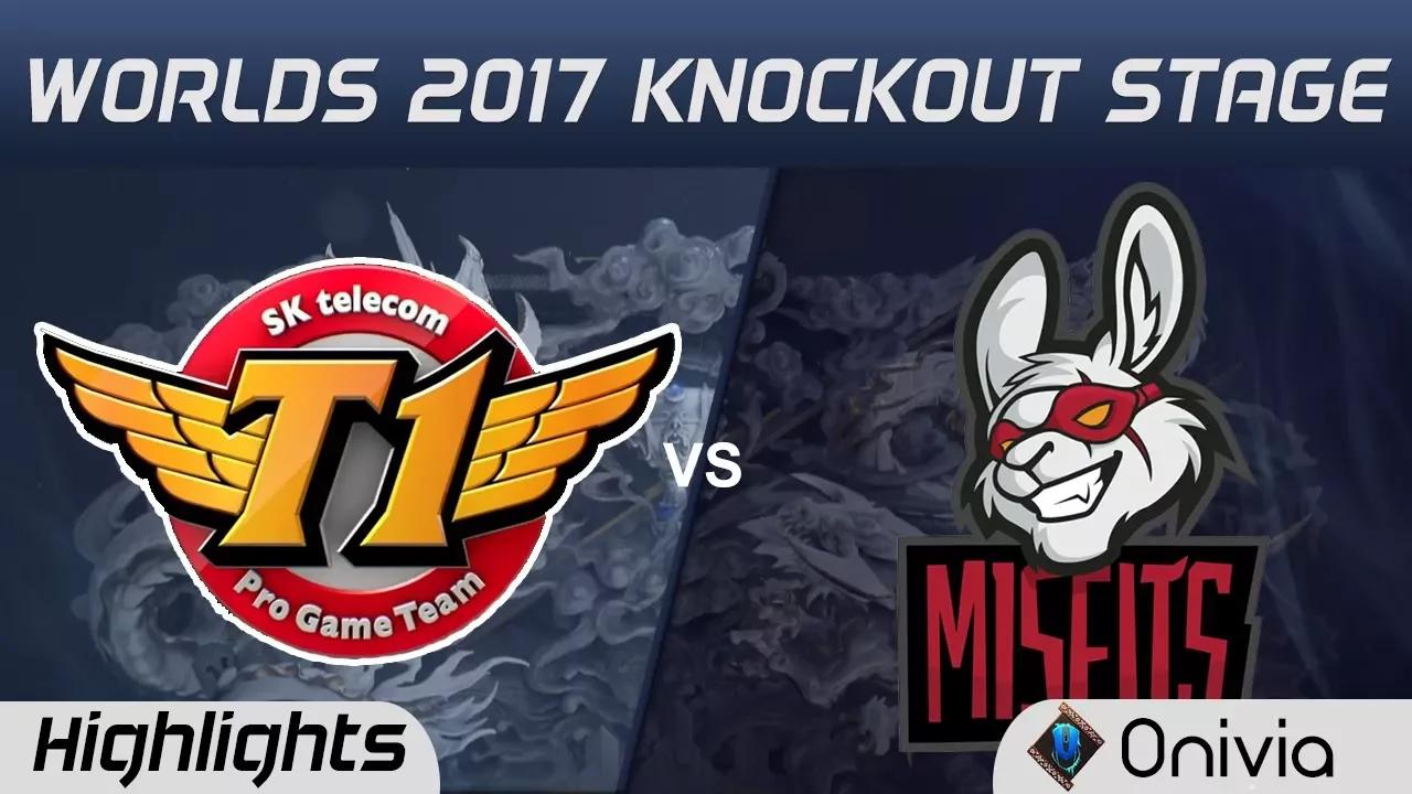 SKT vs MSF   Highlights Game 4   World Championship 2017 Knockout Stage SK Telecom T1 vs Misfits Gam thumbnail