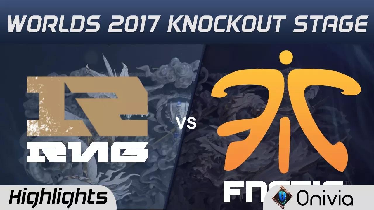 RNG vs FNC  Highlights Game 2  World Championship 2017 Knockout Stage Fnatic vs Royal Never Give U thumbnail