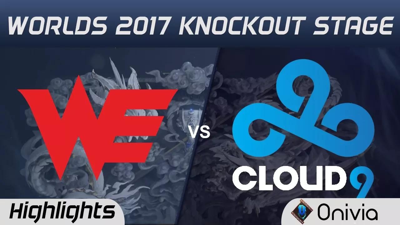 WE vs C9 Highlights Game 1 World Championship 2017 Knockout Stage Team WE vs Cloud9 by Onivia thumbnail