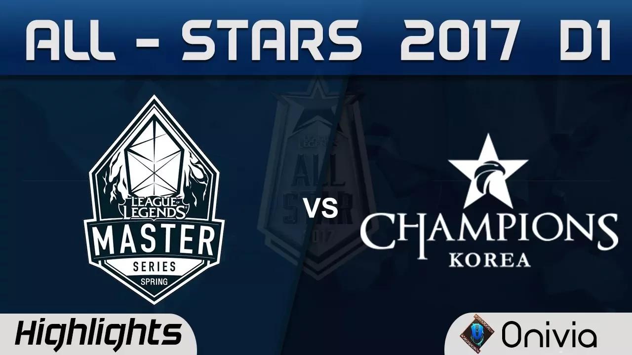 LMS vs LCK Highlights ALL Stars 2017 Day 1 by Onivia thumbnail