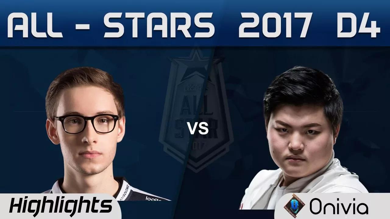 Bjergsen vs Uzi 1 vs 1 ALL Stars 2017 Finals Day 4 by Onivia thumbnail