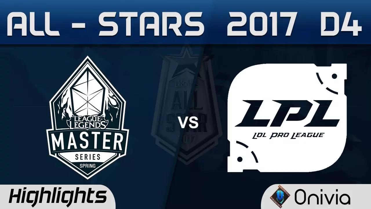 LMS vs LPL Highlights Game 5 ALL Stars 2017 Finals Day 4 by Onivia thumbnail