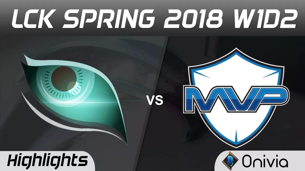 KDM vs MVP Highlights Game 2 LCK Spring 2018 Kongdoo Monster vs MVP by Onivia thumbnail