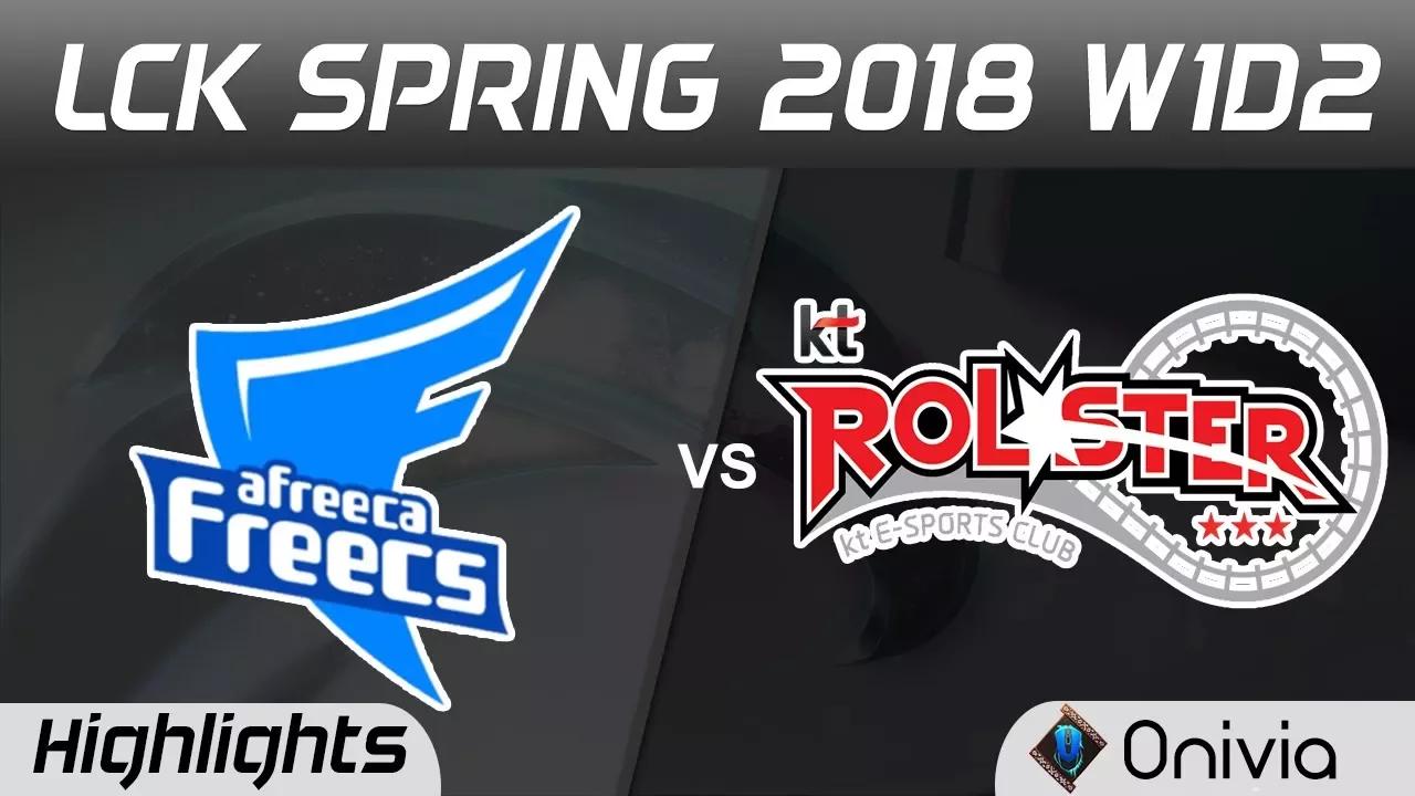 AFS vs KT Highlights Game 1 LCK Spring 2018 Afreeca Freecs vs KT Rolster by Onivia thumbnail