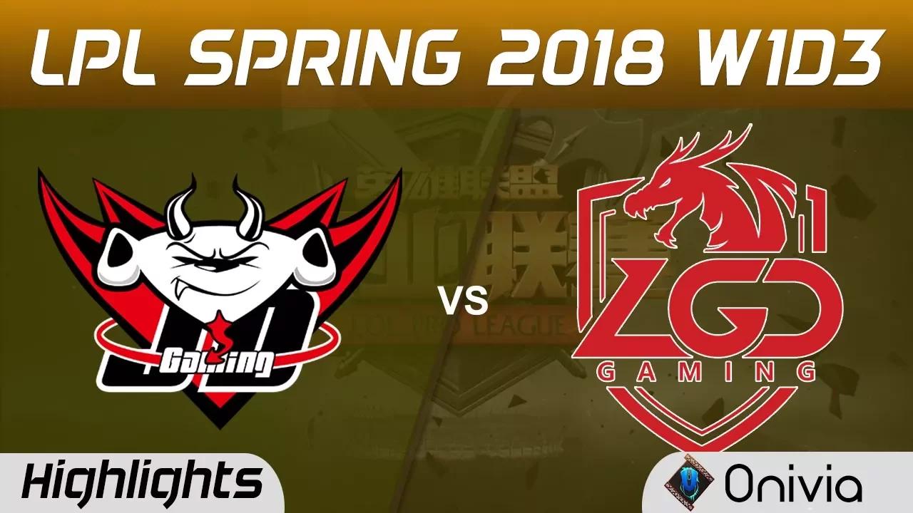 JDG vs LGD Highlights Game 2 LPL Spring 2018 W1D3 JD Gaming vs LGD Gaming by Onivia thumbnail