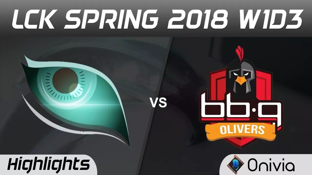 KDM vs BBQ Highlights Game 3 LCK Spring 2018 W1D3 Kongdoo Monster vs BBQ Olivers by Onivia thumbnail