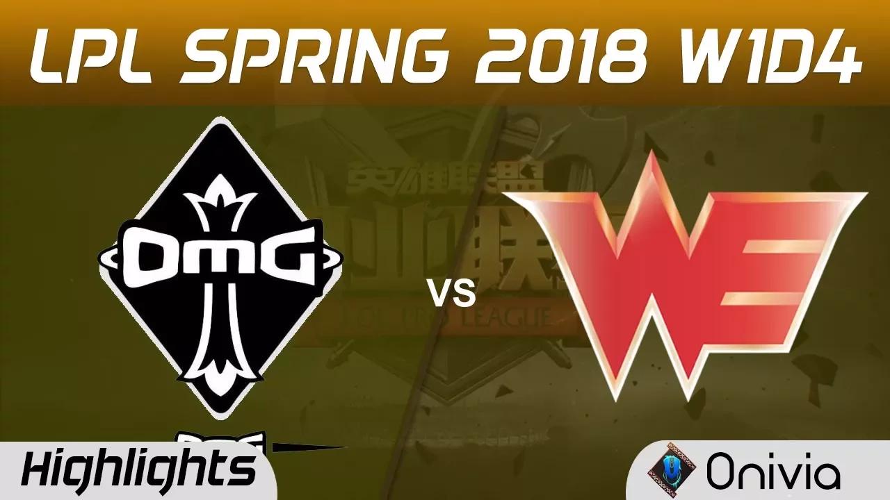 OMG vs WE Highlights Game 1 LPL Spring 2018 W1D4 OMG vs Team WE by Onivia thumbnail