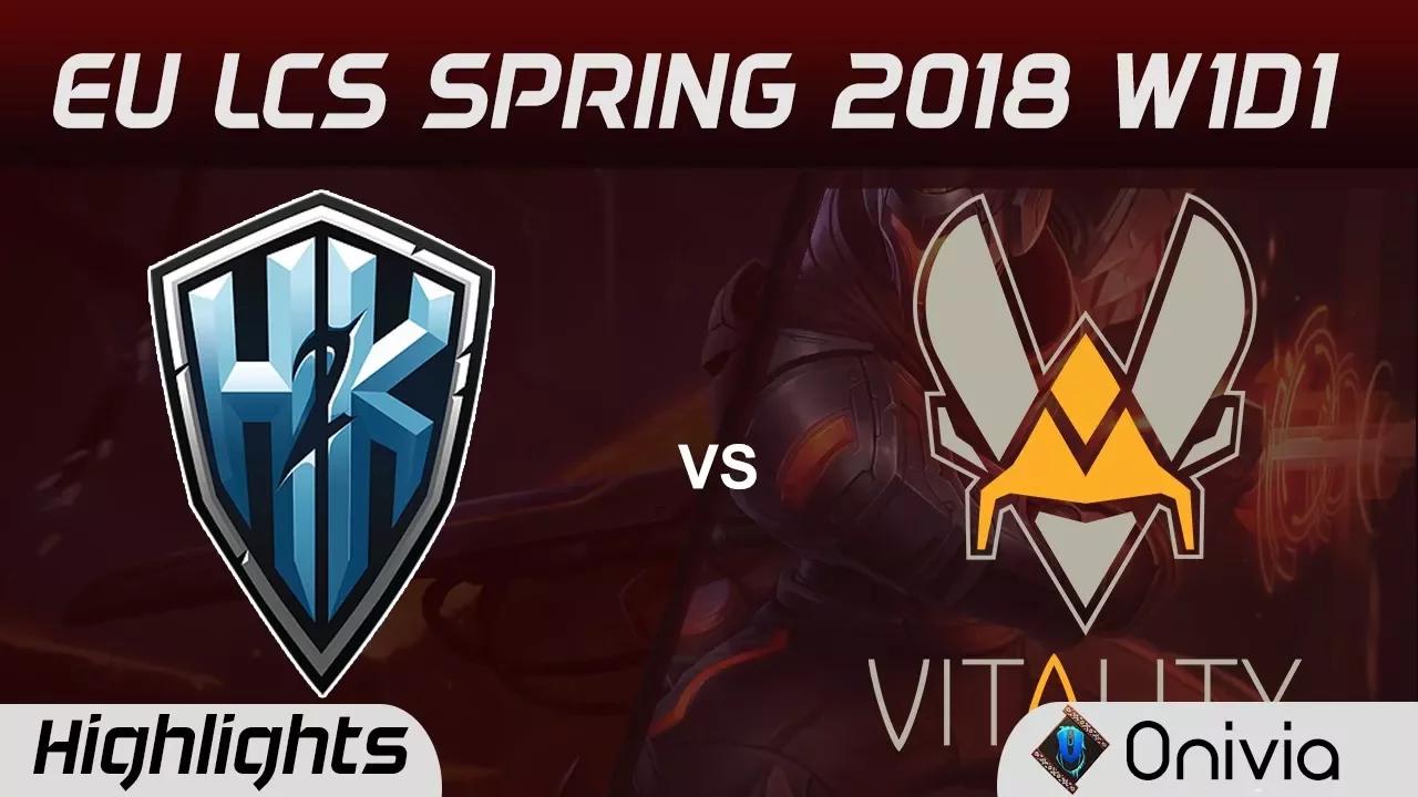 H2K vs VIT Highlights EU LCS Spring 2018 W1D1 H2K Gaming vs Team Vitality by Onivia thumbnail