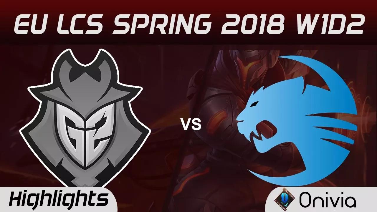 G2 vs ROC Highlights EU LCS Spring 2018 W1D2 G2 Esports vs Team ROCCAT by Onivia thumbnail