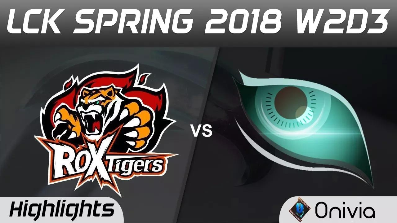 ROX vs KDM Highlights Game 2 LCK Spring 2018 W2D3 ROX Tigers vs Kongdoo Monster by Onivia thumbnail