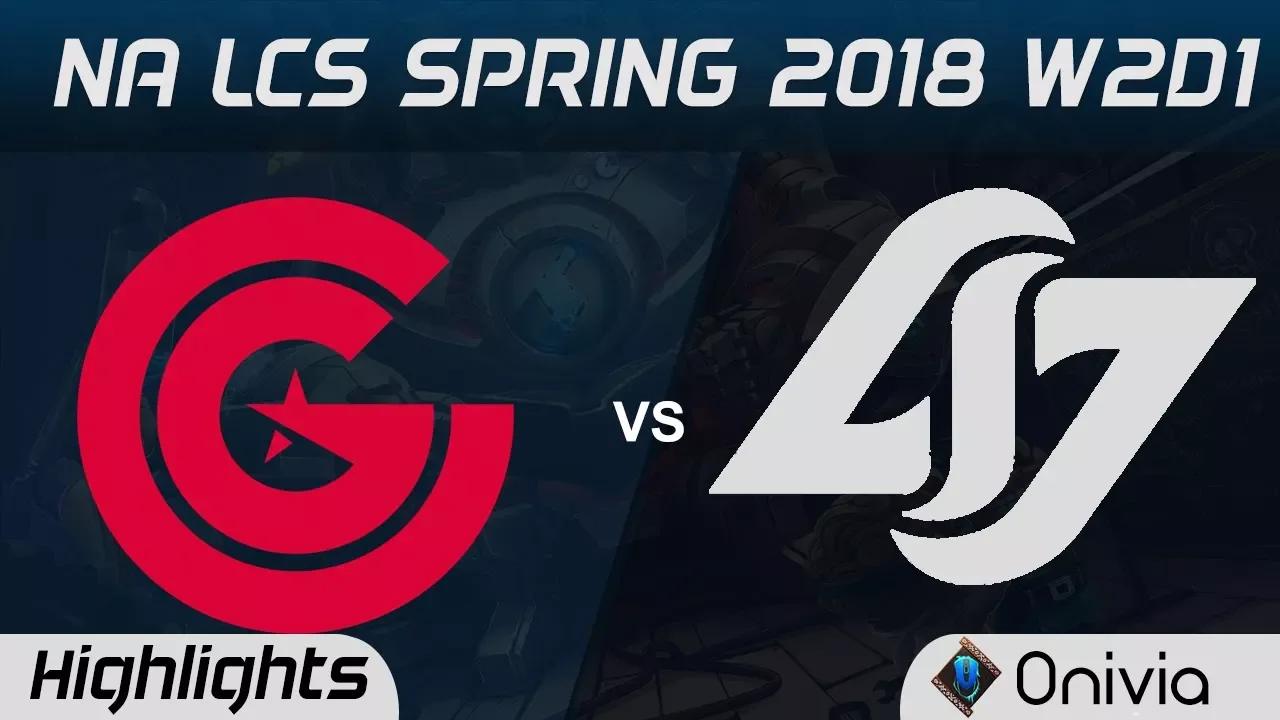 CG vs CLG Highlights NA LCS Spring 2018 W2D1 Clutch Gaming vs Counter Logic Gaming by Onivia thumbnail