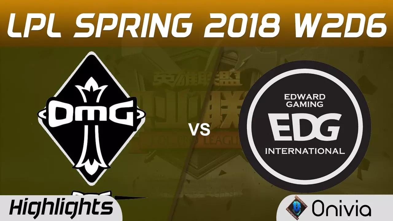 OMG vs EDG Highlights Game 1 LPL Spring 2018 W2D6 OMG vs Edward Gaming by Onivia thumbnail