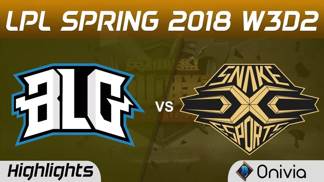 BLG vs SS Highlights Game 1 LPL Spring 2018 W3D2 Bilibili Gaming vs Snake by Oniviamp4 thumbnail