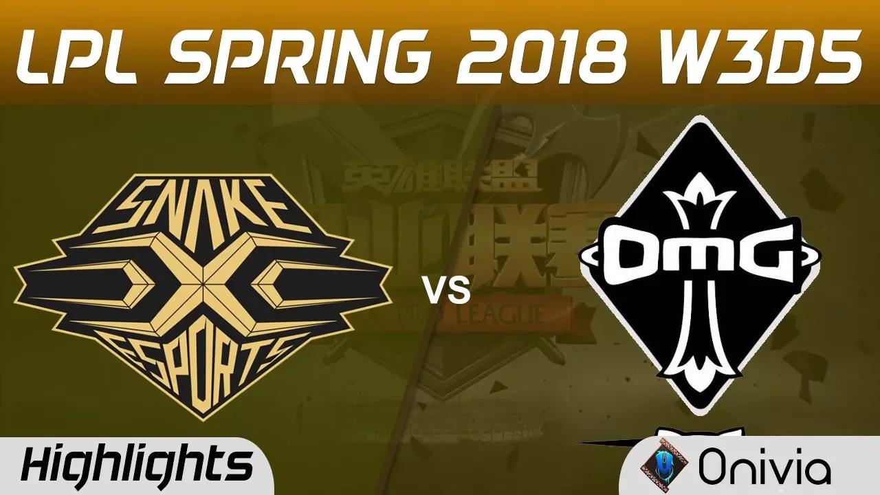 SS vs OMG Highlights Game 1 LPL Spring 2018 W3D5 Snake vs OMG by Onivia thumbnail