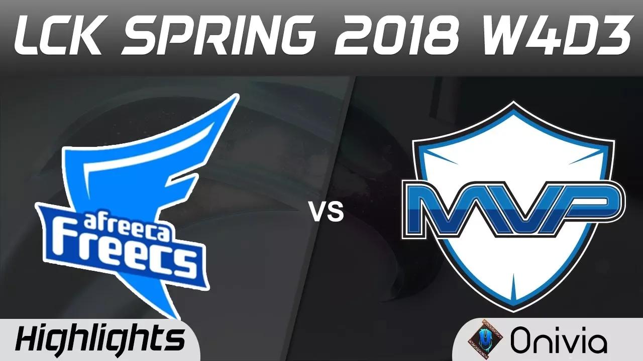 AFS vs MVP Highlights Game 1 LCK Spring 2018 W4D3 Afreeca Freecs vs MVP by Onivia thumbnail