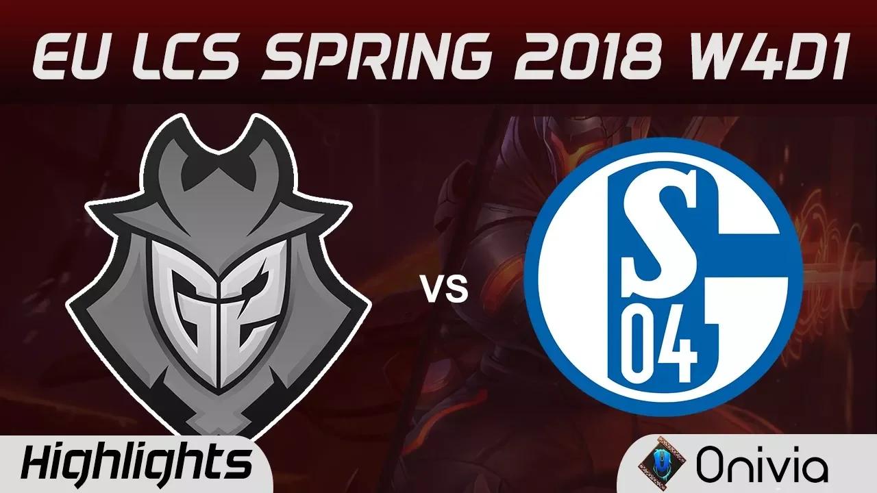 G2 vs S04 Highlights EU LCS Spring 2018 W4D1 G2 Esports vs FC Schalke 04 by Onivia thumbnail