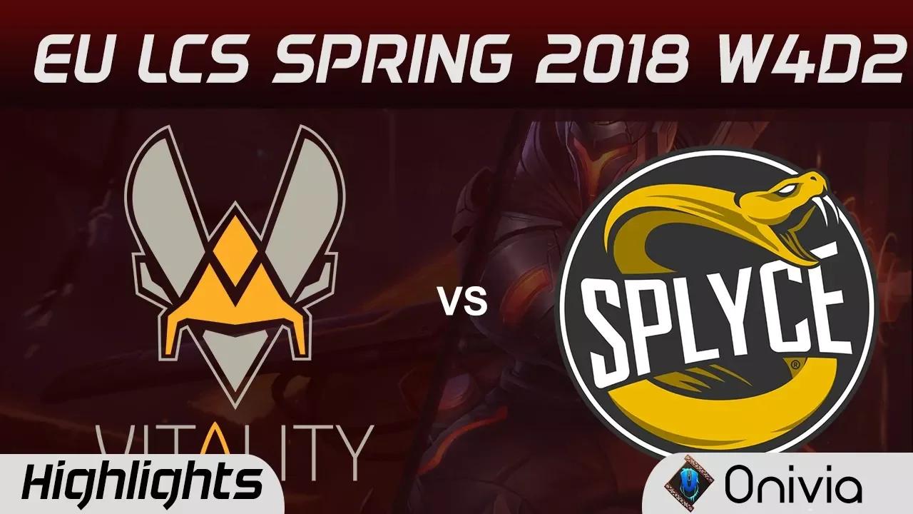 VIT vs SPY Highlights EU LCS Spring 2018 W4D2 Team Vitality vs Splyce by Onivia thumbnail