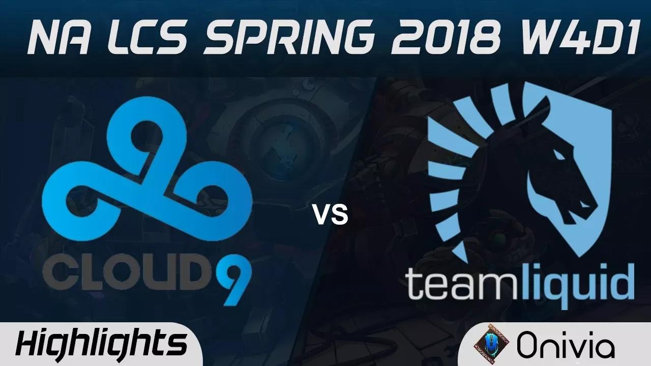 C9 vs TL Highlights NA LCS Spring 2018 W4D1 Cloud9 vs Team Liquid by Onivia thumbnail