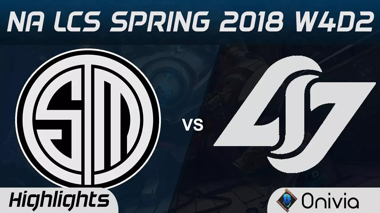 TSM vs CLG Highlights NA LCS Spring 2018 W4D2 Team Solo Mid vs Counter Logic Gaming by Onivia thumbnail