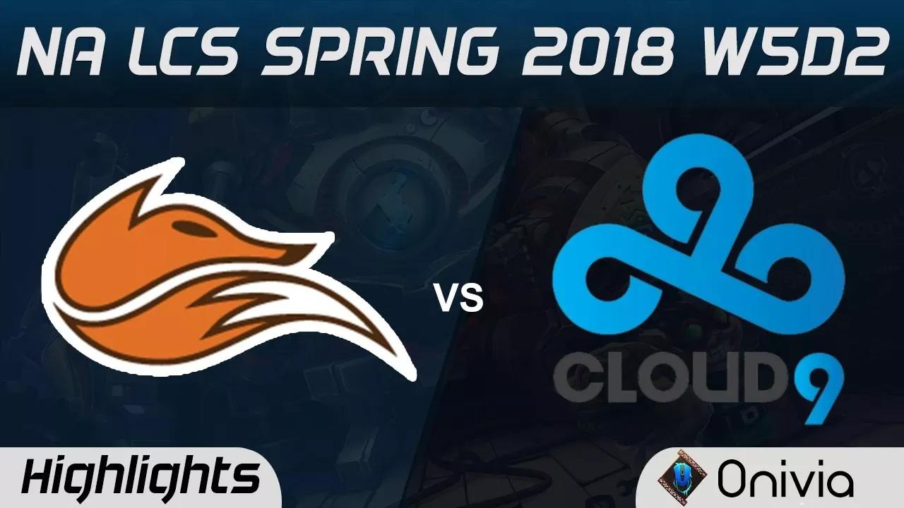 FOX vs C9 Highlights NA LCS Spring 2018 W5D2 Echo Fox vs Cloud9 by Onivia thumbnail