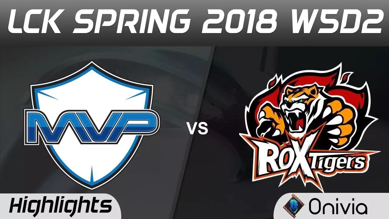 MVP vs ROX Highlights Game 2 LCK Spring 2018 W5D2 MVP vs ROX Tigers by Onivia thumbnail