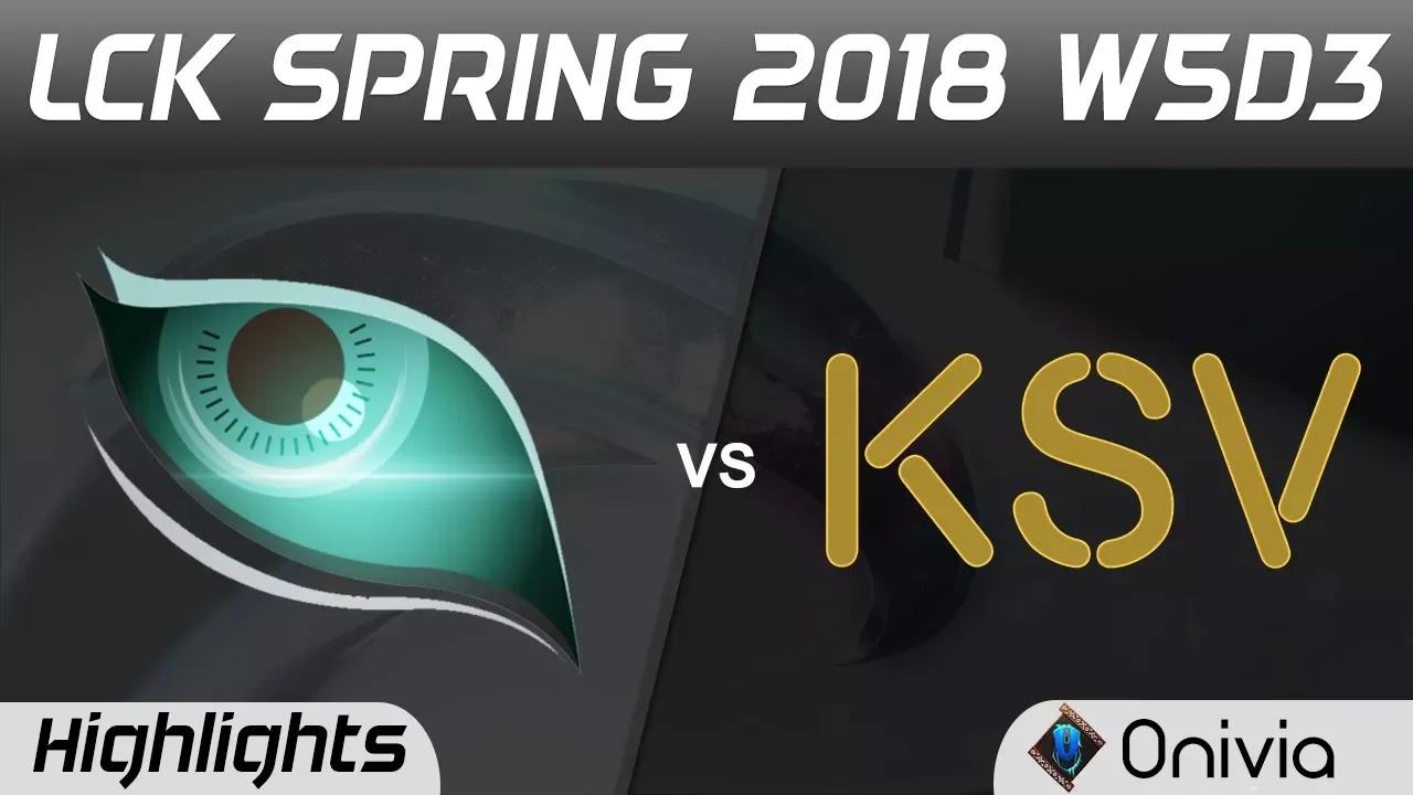 KDM vs KSV Highlights Game 2 LCK Spring 2018 W5D3 Kongdoo Monster vs KSV Esports by Onivia thumbnail