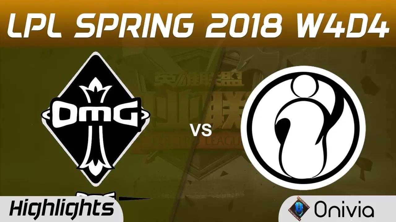 OMG vs IG Highlights Game 1 LPL Spring 2018 W4D4 OMG vs Invictus Gaming by Onivia thumbnail