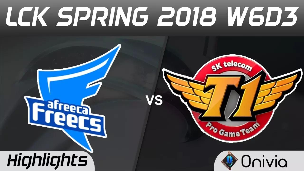 AFS vs SKT Highlights Game 2 LCK Spring 2018 W6D3 Afreeca Freecs vs SK Telecom T1 by Onivia thumbnail