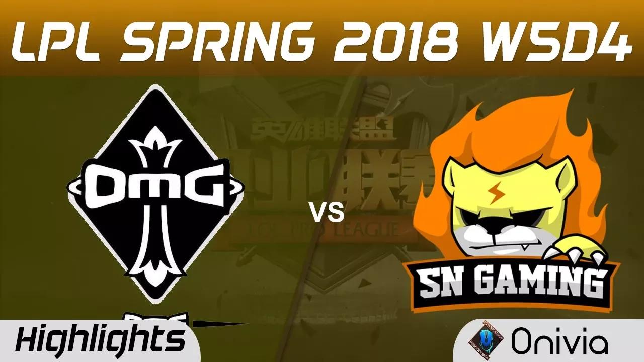 OMG vs SNG Highlights Game 2 LPL Spring 2018 W5D4 OMG vs Suning Gaming by Onivia thumbnail