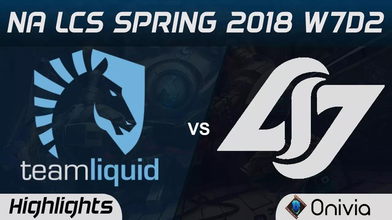 TL vs CLG Highlights NA LCS Spring 2018 W7D2 Team Liquid vs Counter Logic Gaming by Onivia thumbnail