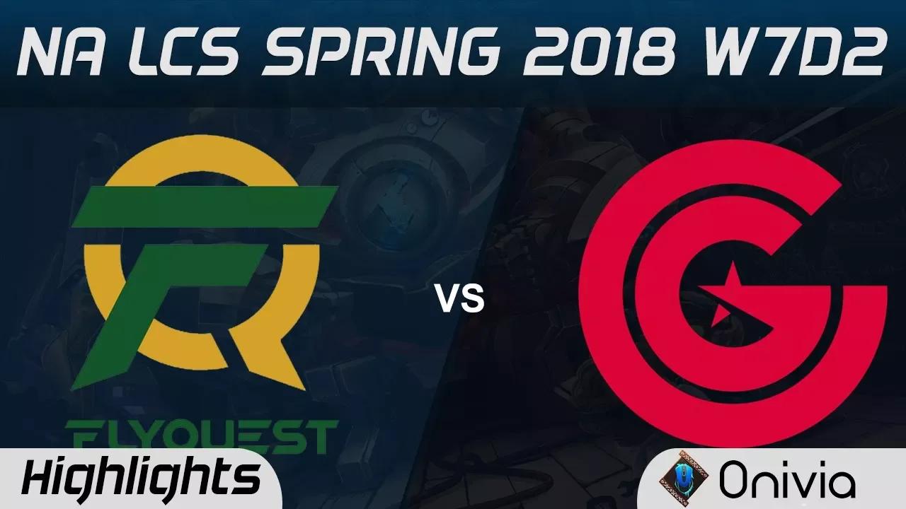 FLY vs CG Highlights NA LCS Spring 2018 W7D2 Flyquest vs Clutch Gaming by Onivia thumbnail