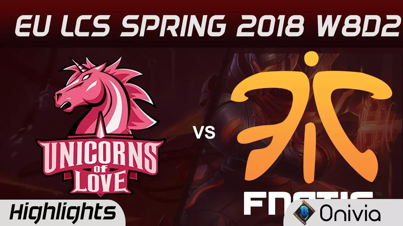 UOL vs FNC Highlights EU LCS Spring 2018 W8D2 Unicorns Of Love vs Fnatic By Onivia thumbnail