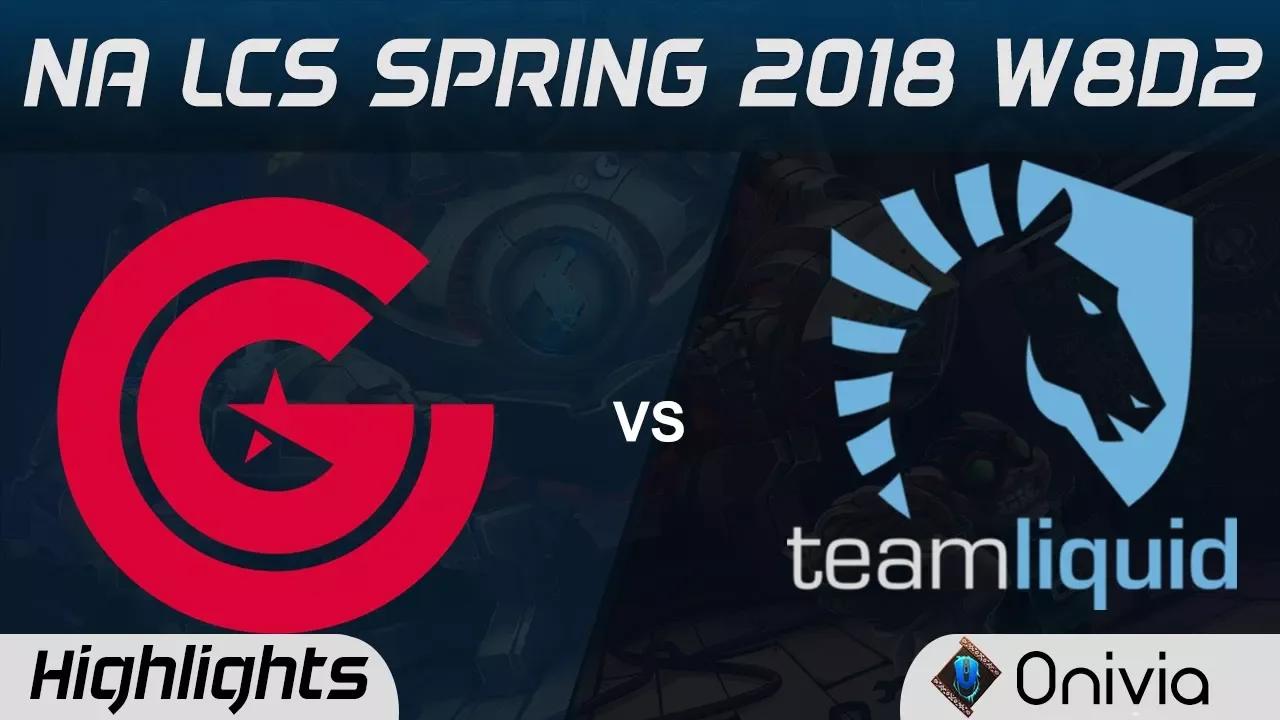 CG vs TL Highlights NA LCS Spring 2018 W8D2 Clutch Gaming vs Team Liquid by Onivia thumbnail