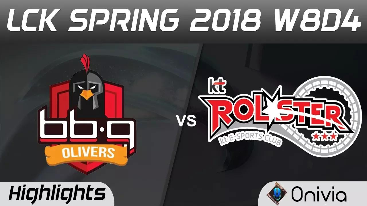 BBQ vs KT Highlights Game 2 LCK Spring 2018 W8D4 BBQ Olivers vs KT Rolster by Onivia thumbnail