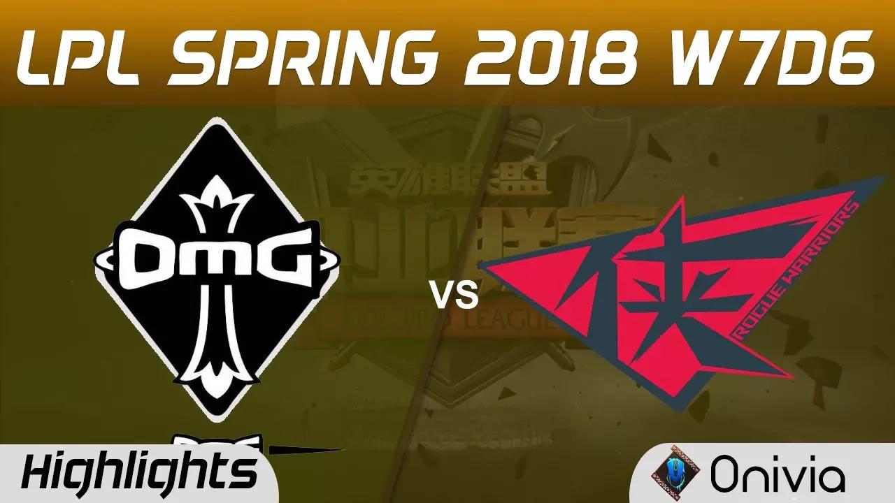 OMG vs RW Highlights Game 1 LPL Spring 2018 W7D6 OMG vs Rogue Warriors by Onivia thumbnail