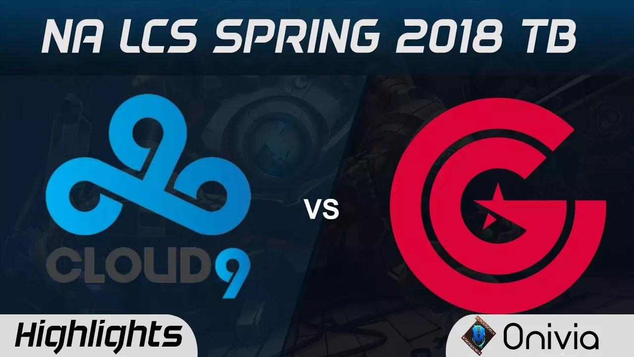 C9 vs CG Tiebreaker Highlights NA LCS Spring 2018 W9D2 Cloud9 vs Clutch Gaming by Onivia thumbnail