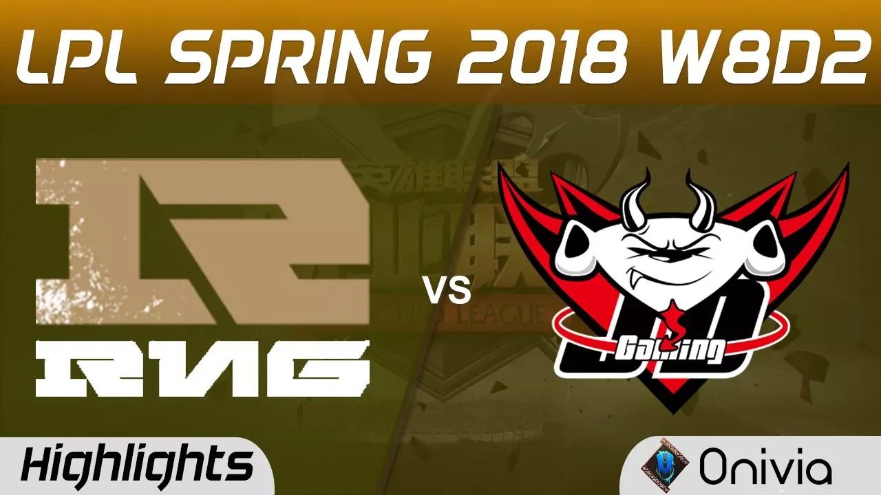 RNG vs JDG Highlights Game 2 LPL Spring 2018 W8D2 Royal Never Give Up vs JD Gaming by Onivia thumbnail