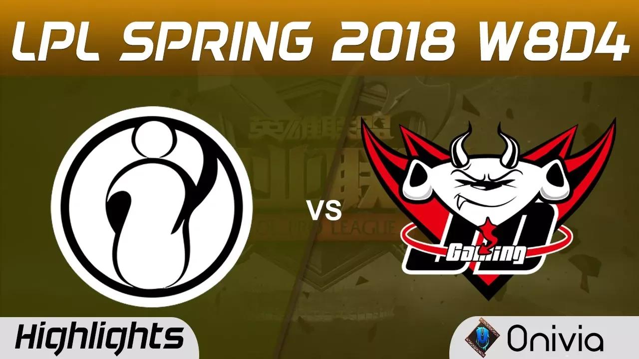 IG vs JDG Highlights Game 1 LPL Spring 2018 W8D4 Invictus Gaming vs JD Gaming by Onivia thumbnail