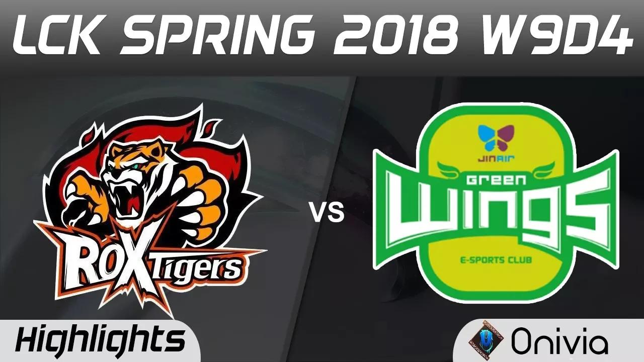 ROX vs JAG Highlights Game 1 LCK Spring 2018 W9D4 ROX Tigers vs Jin Air Green Wings by Onivia thumbnail