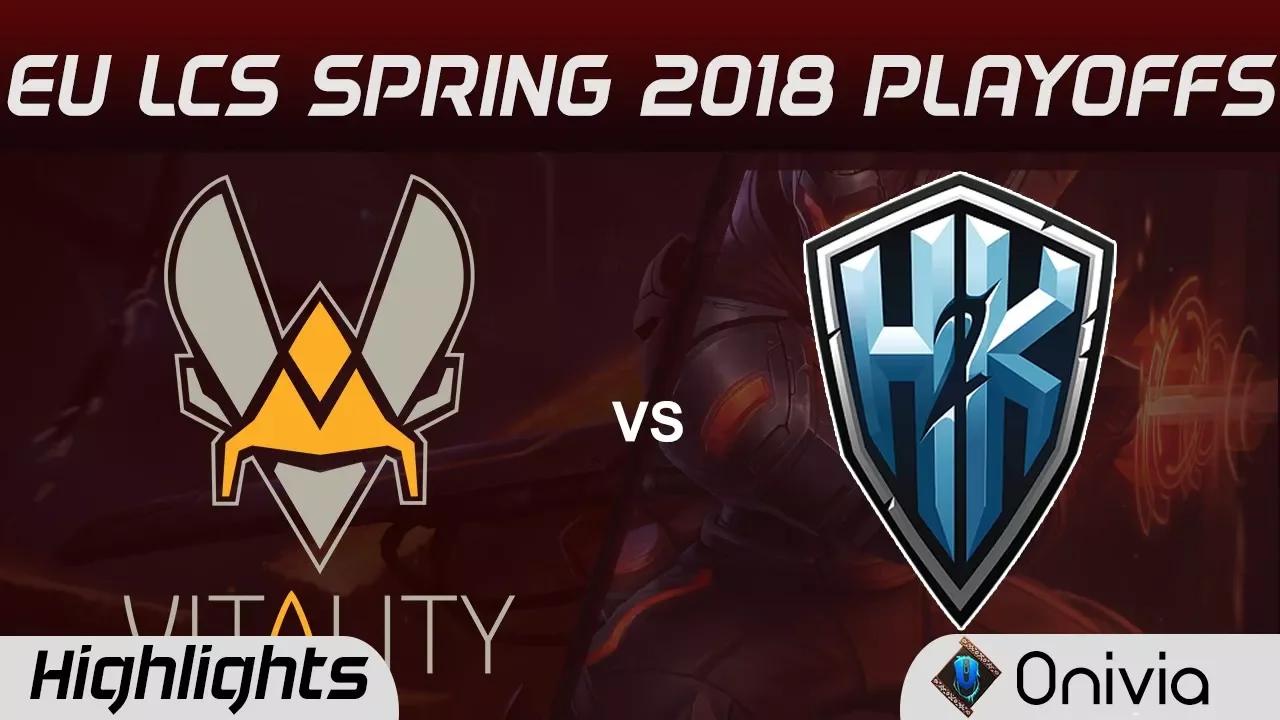 VIT vs H2K Highlights Game 3 EU LCS Spring Playoffs 2018 Team Vitailty vs H2K Gaming By Onivia thumbnail