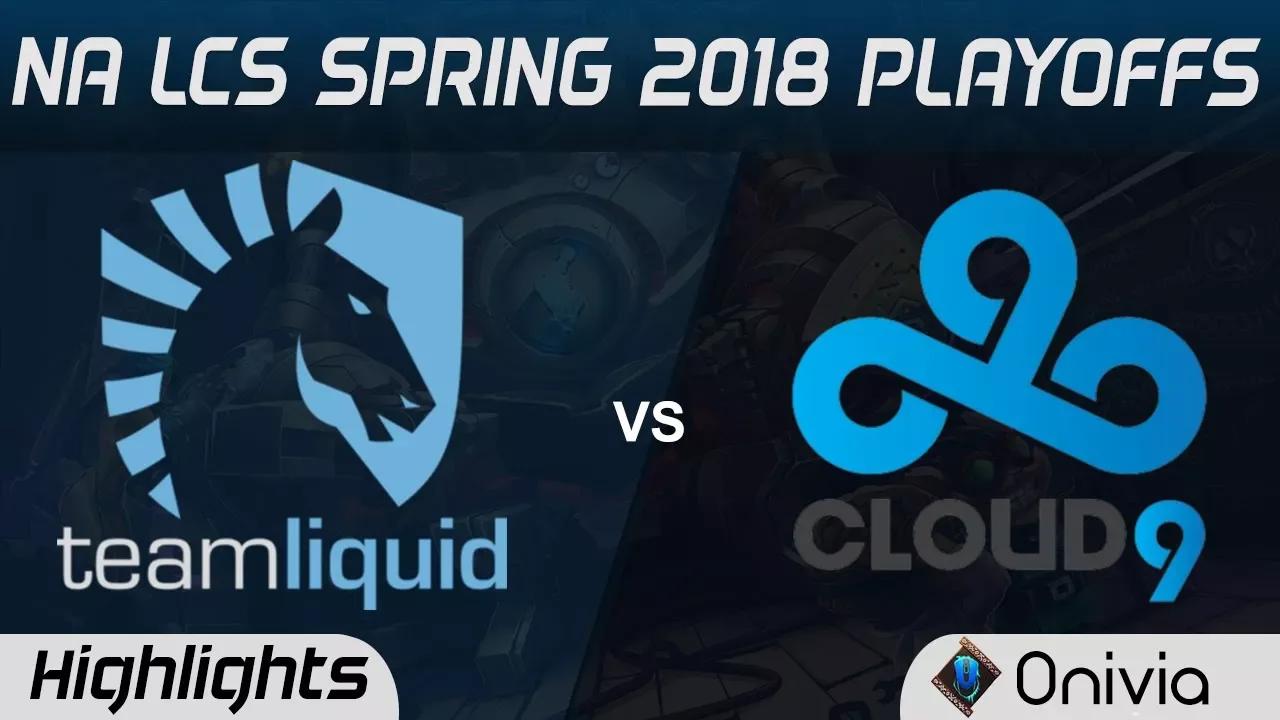 TL vs C9 Highlights Game 1 NA LCS Spring Playoffs 2018 Team Liquid vs Cloud9 by Onivia thumbnail