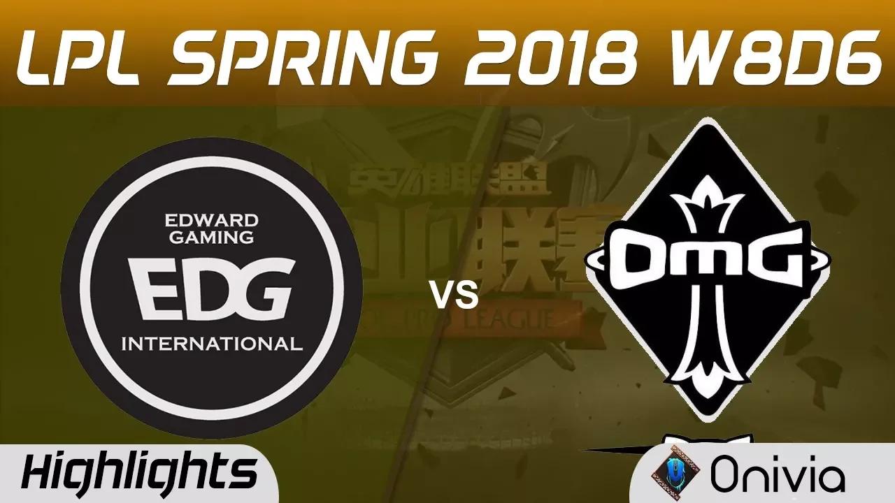 EDG vs OMG Highlights Game 2 LPL Spring 2018 W8D6 Edward Gaming vs OMG by Onivia thumbnail