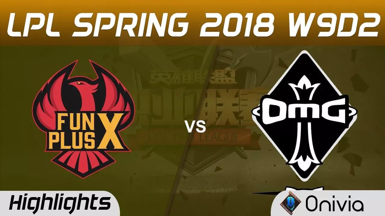 FPX vs OMG Highlights Game 2 LPL Spring 2018 W9D2 FunPlus Phoenix vs OMG by Onivia thumbnail