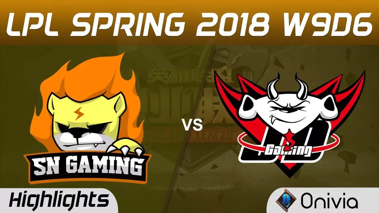 SNG vs JDG Highlights Game 3 LPL Spring 2018 W9D6 Suning Gaming vs JD Gaming by Onivia thumbnail